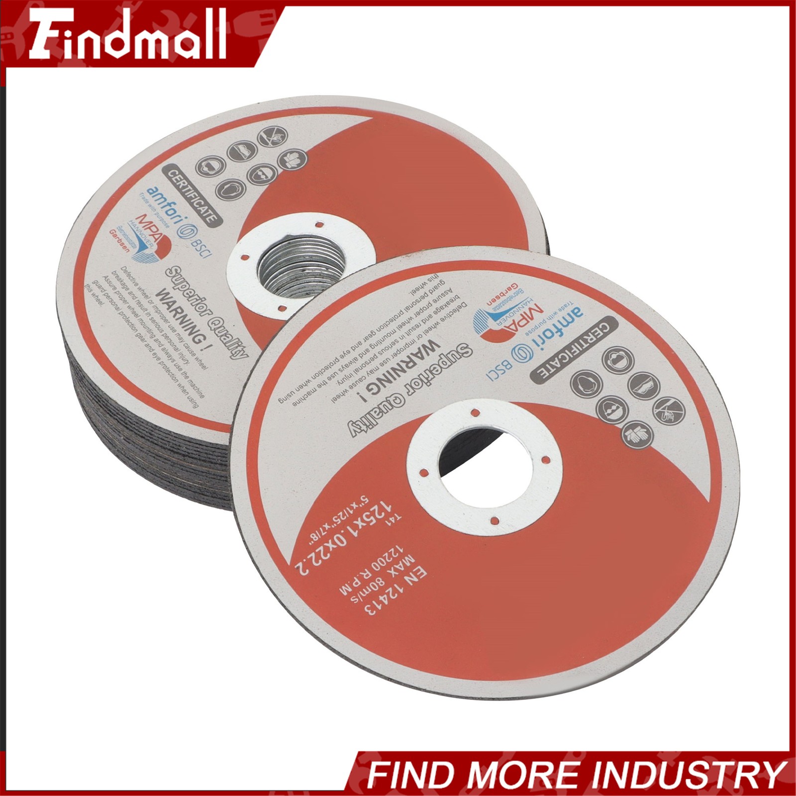 Findmall 4″ 4.5″ 5″ 6″ 7″ Cut off Wheel Metal & Stainless Steel Cutting Discs