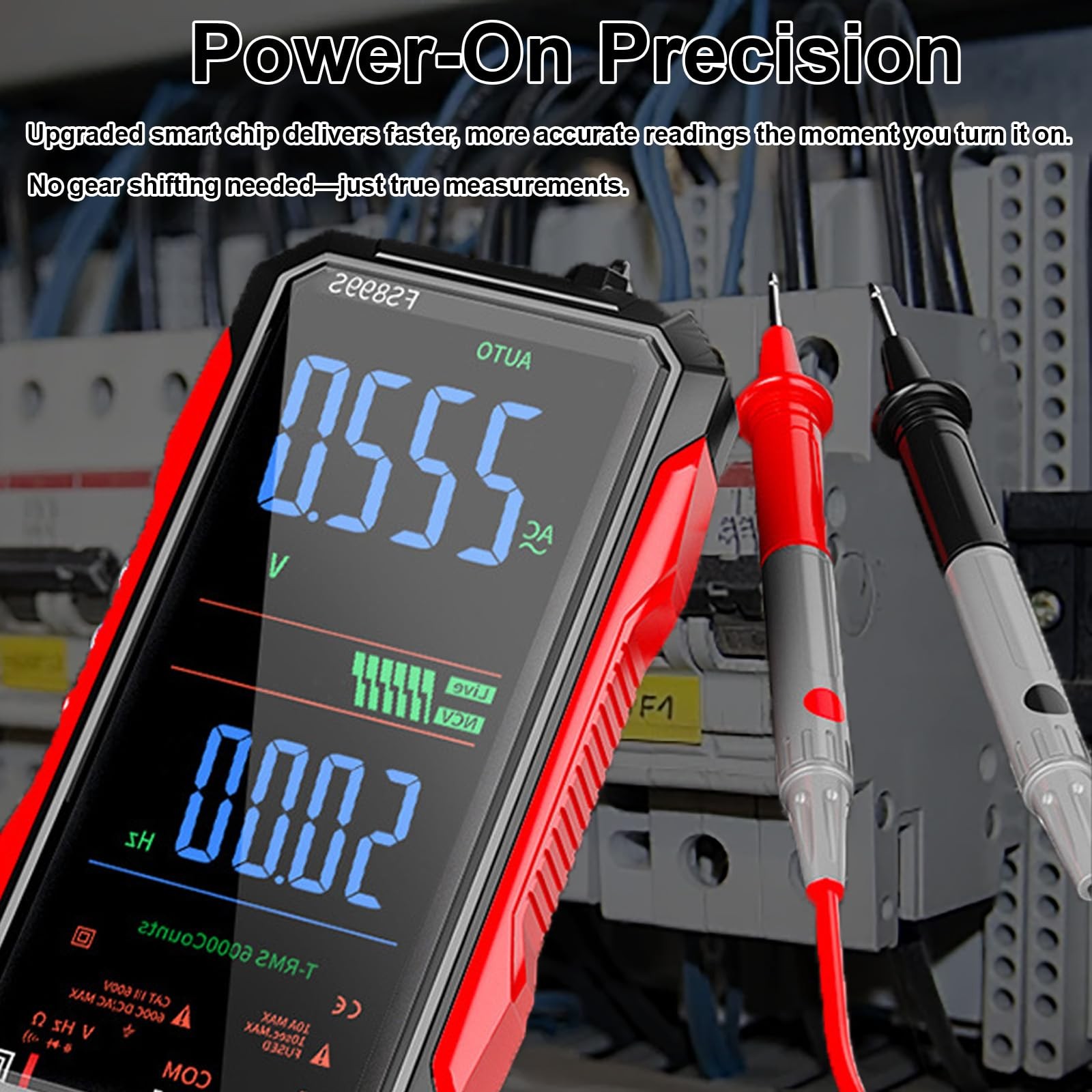 2026 Upgraded FS899L Digital Multimeter, Color Screen, USB-C with 20pcs Silic…