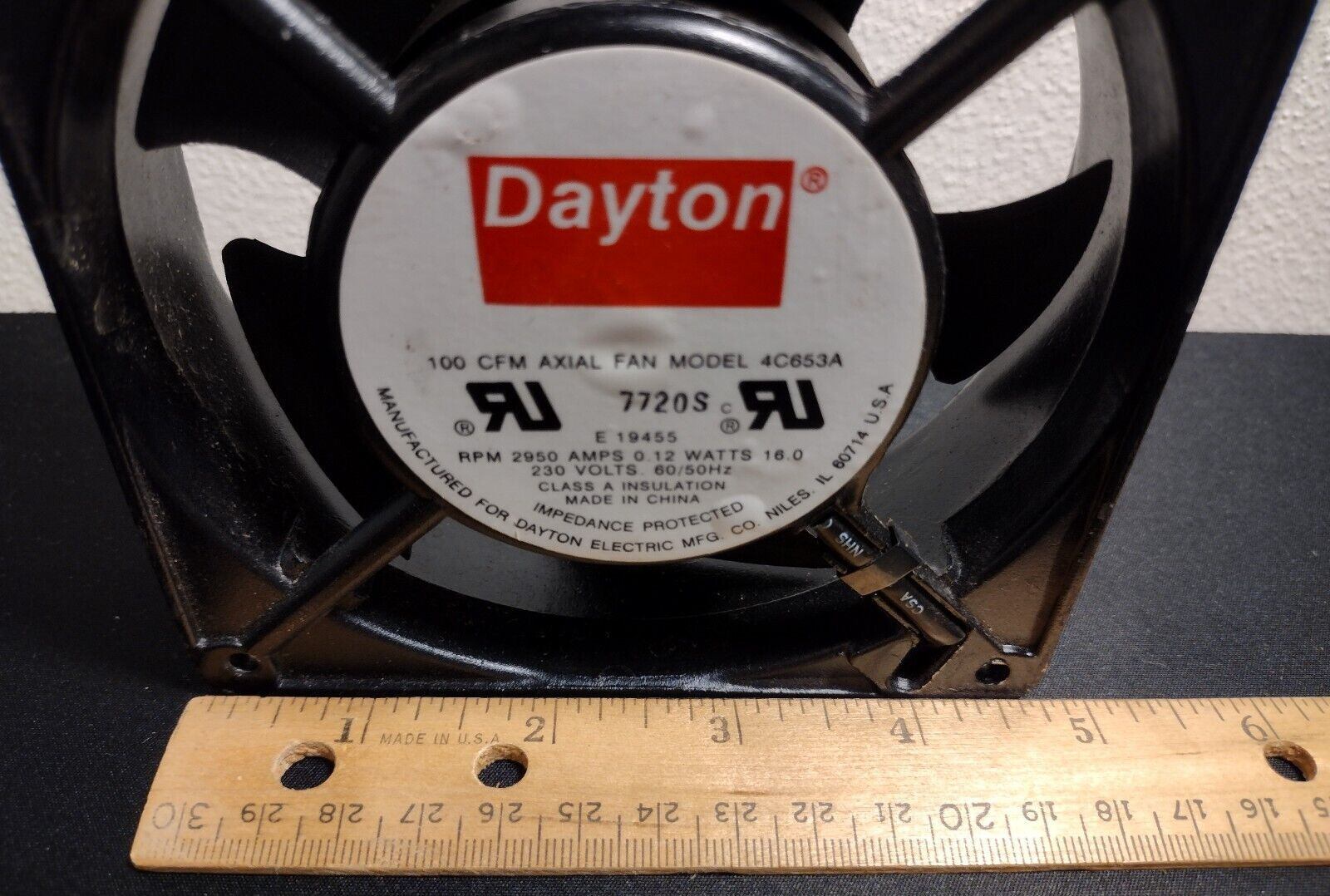 Dayton 100 CFM Model 4C653A Axial Fan & Cool Master SickleFlow Fan Lot (UNTESTED