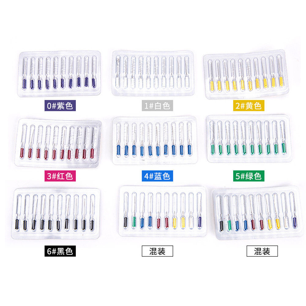 10Pc/Pack Dental Clinic High Quality Barbed Broaches Endodontic Steel Nerve 21mm