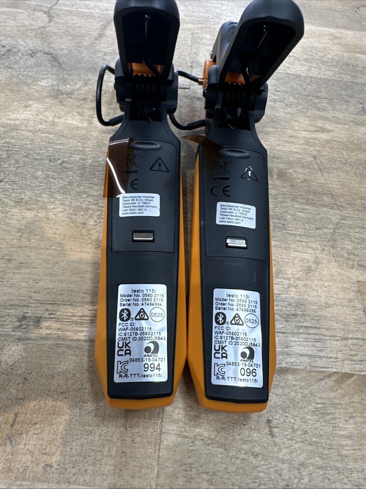 Testo Smart Probes HVAC Refrigeration Test Kit 115i & 549i Bluetooth W/ Case