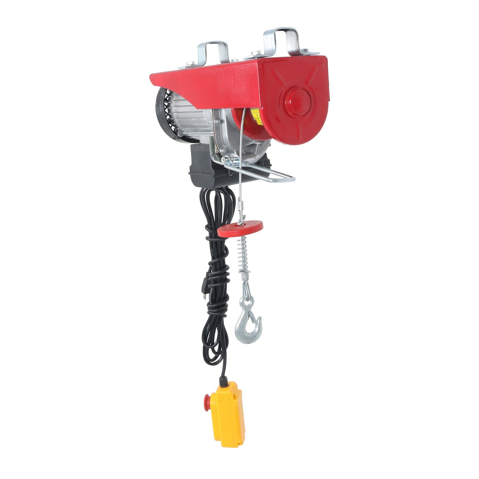 1320LBS Electric Winch 110V 1200W Mini Electric Hoist 14 FT Wired Remote Control