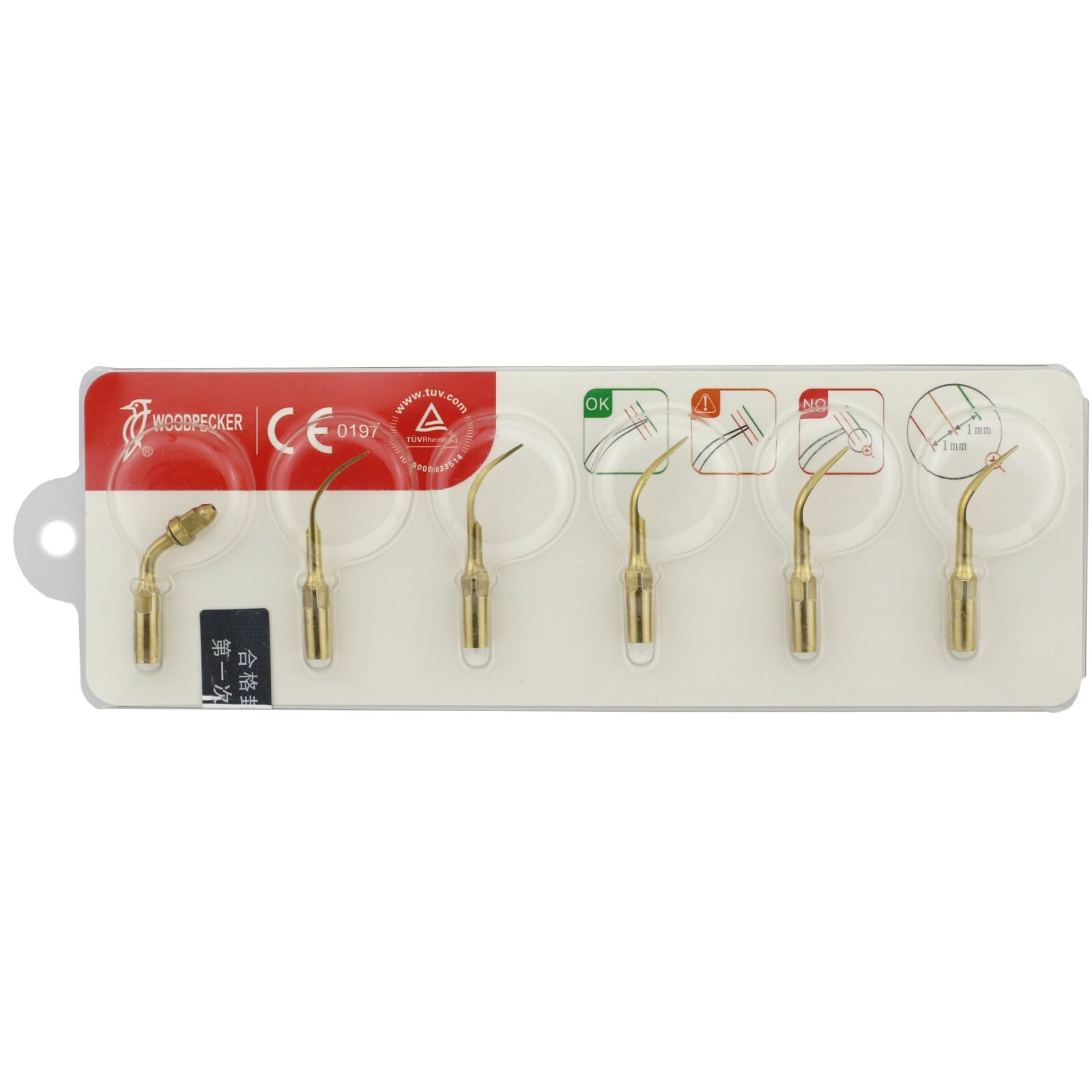 Woodpecker UDS-N3 LED Ultrasonic Built-in Scaler HW-5L Handpiece Scaling Tips