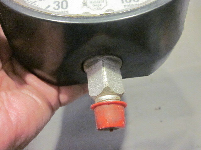 ACCO Helicoid 4-1/2 W-100-30-1LB Pressure Gauge/Gage -30 -100 PSI, BOTTOM MOUNT