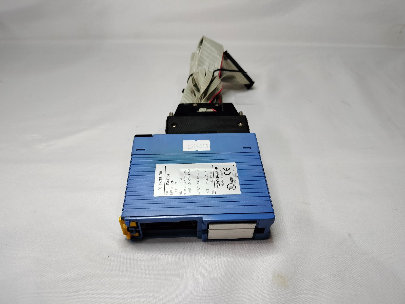 Yokogawa F3WD64-3F F3WD643F DC IN/TR Output Module Controller w/ Cable