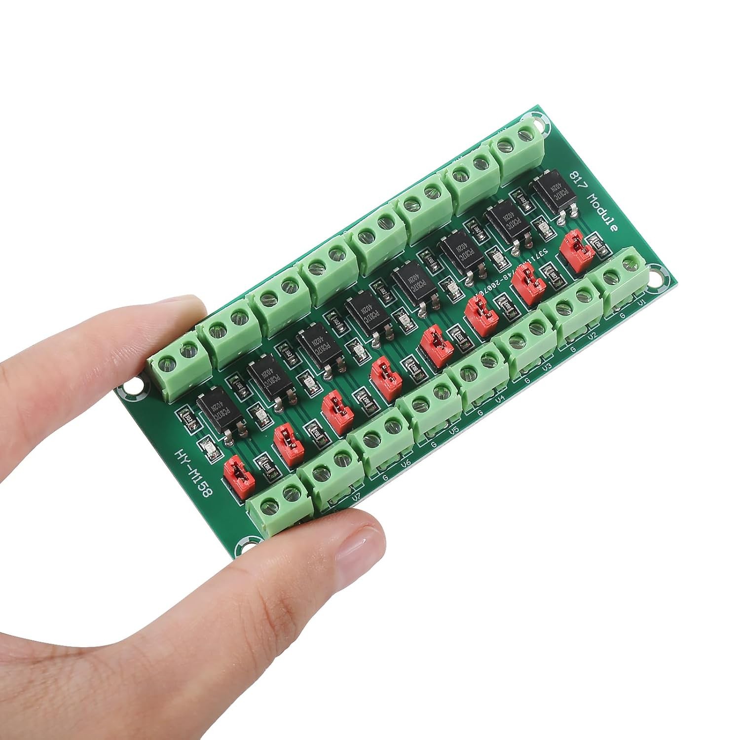 PC817 8-Channel 3.6V-30V Optocoupler Isolation Board Voltage Converter Module