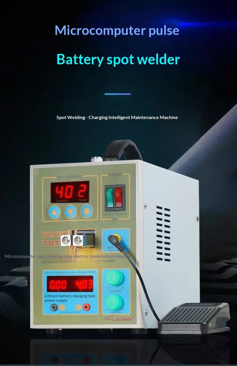 Small Precision Nickel Sheet Battery Spot Welder for Household Battery Welding