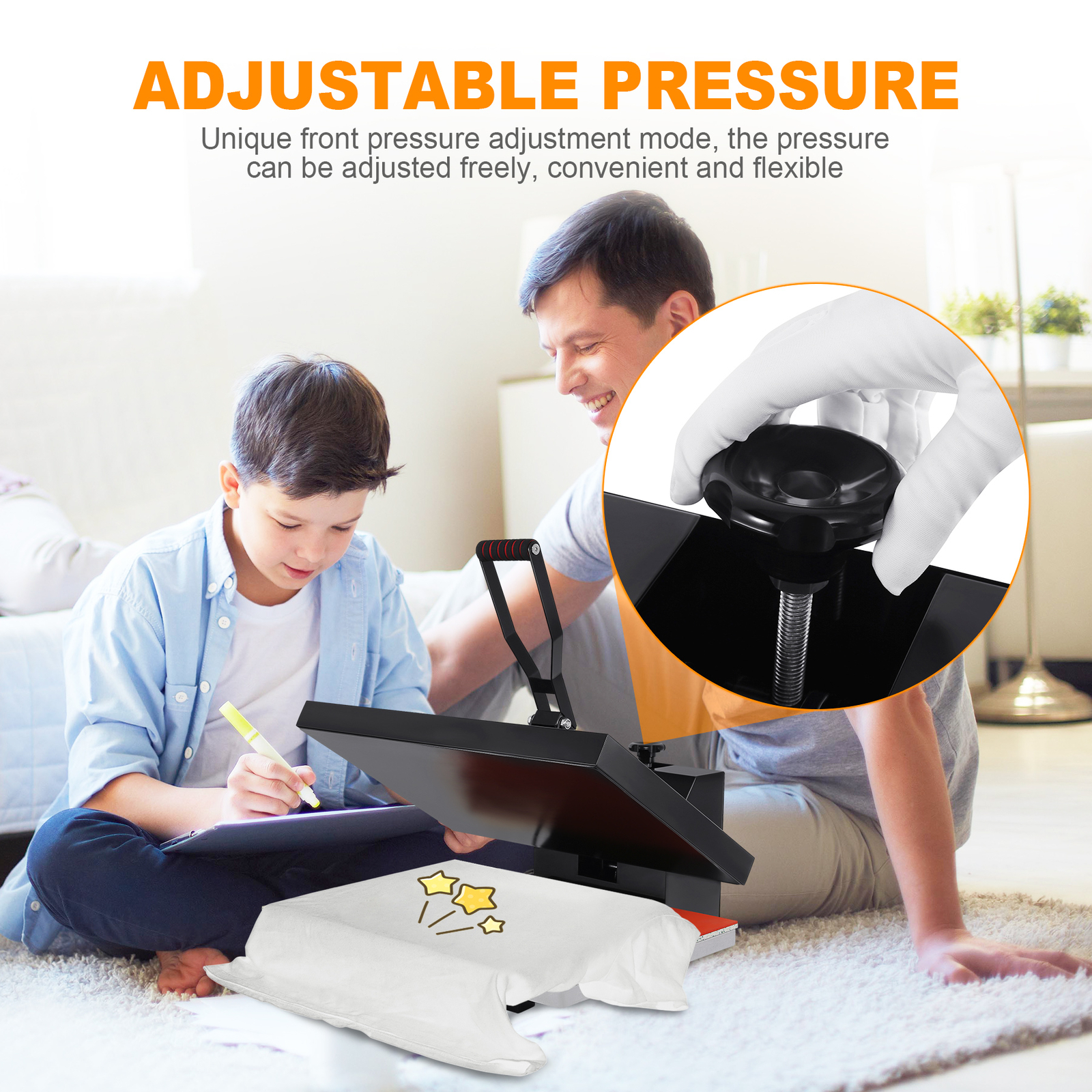 16″x24″ Digital Clamshell Heat Press Transfer T-Shirt Sublimation Press Machine
