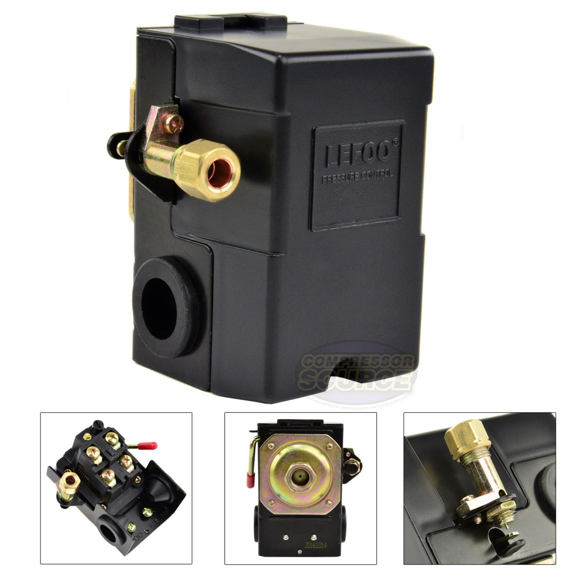 Replacement Pressure Switch Craftsman Air Compressors w/ Relief Valve 95-125 PSI