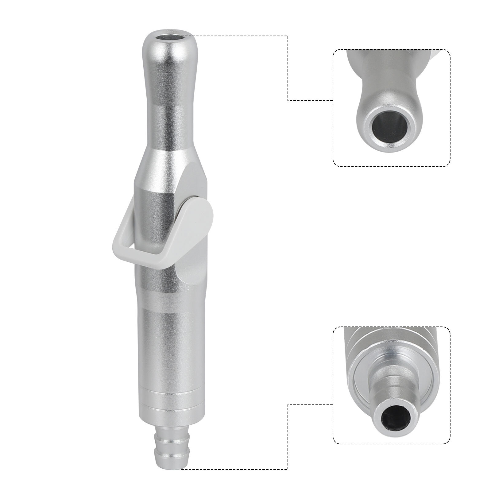 Dental Universal HVE/SE Valves Strong+Weak Suction Handle Saliva Ejector Adaptor
