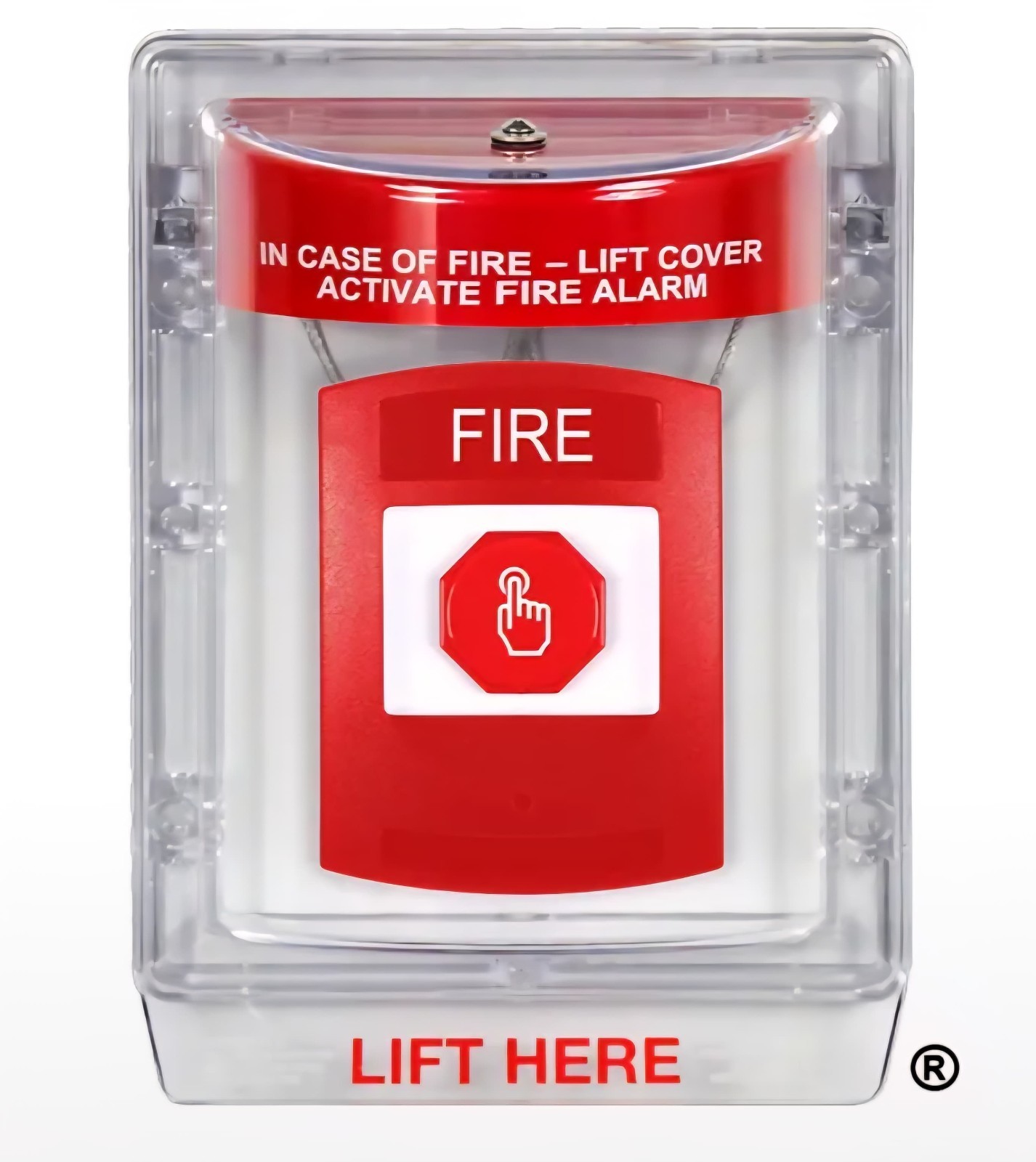 Safety Technology International STI-1100 Fire Alarms with Horn – Red