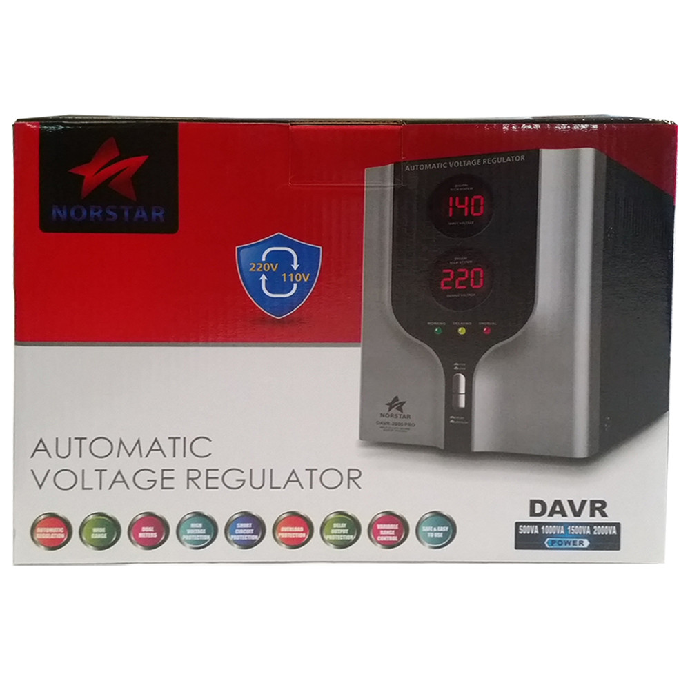 Norstar DAVR-1500 1500 Watt Voltage Converter Transformer