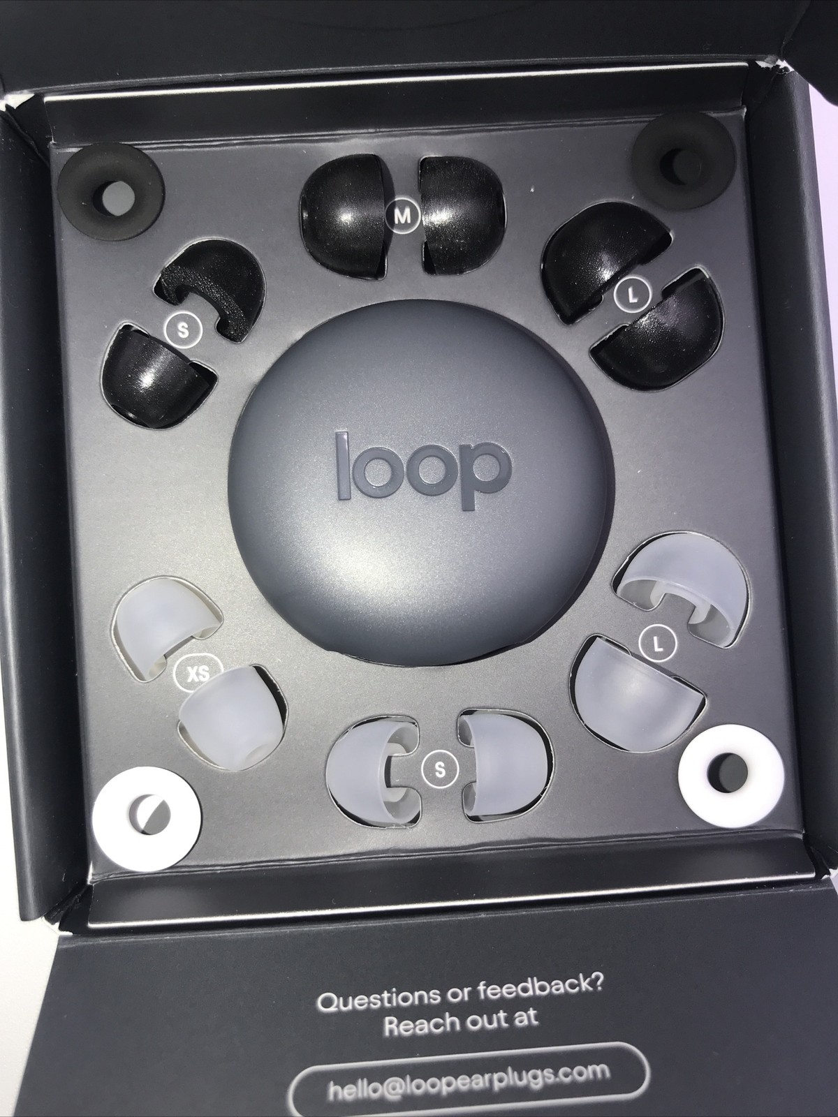 Loop Ear Plugs (Experience 2 Plus) 12 l 15 NRR – Silver – New Open Box