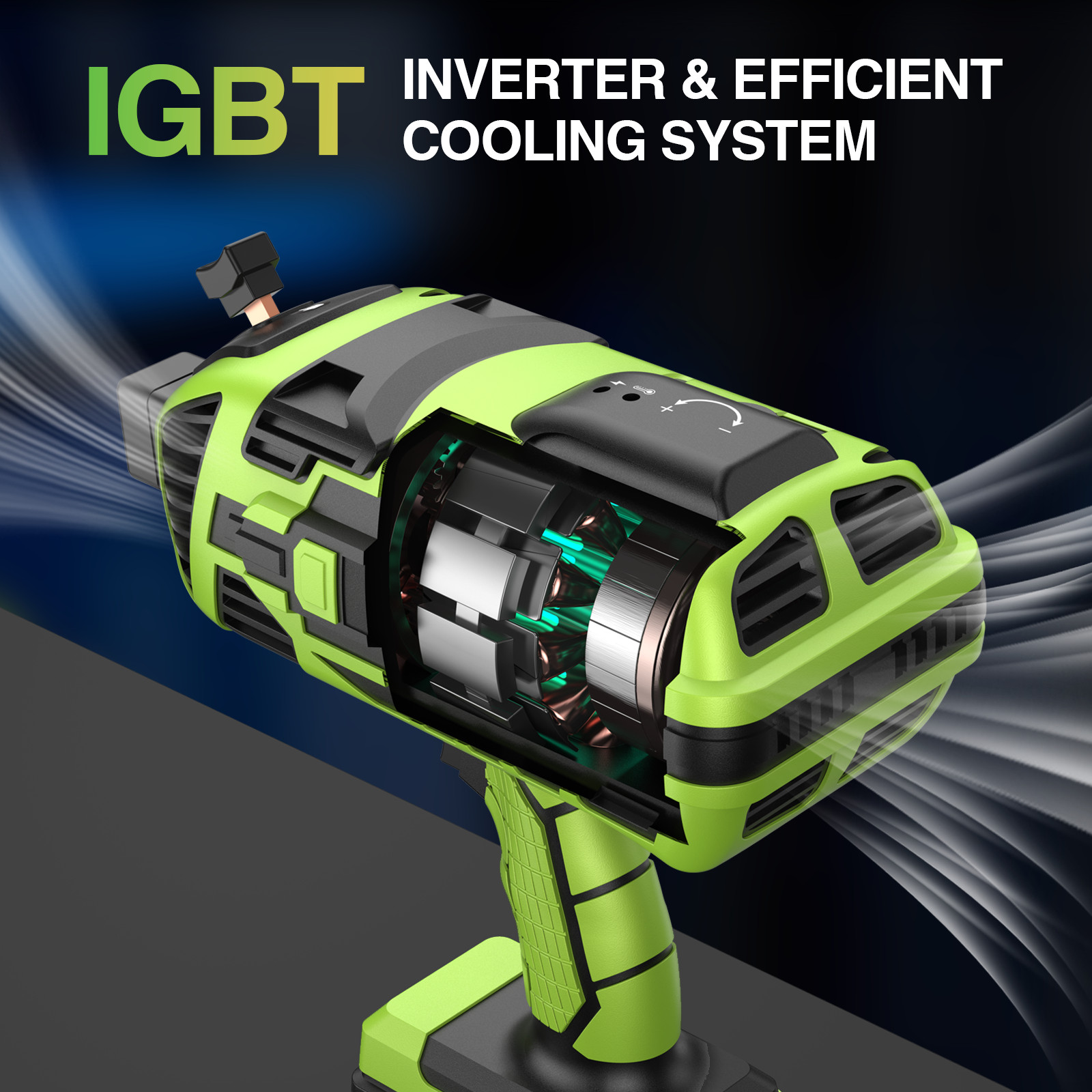 6Gears Handheld Welding Gun Machine IGBT Inverter Arc Welder for 3/32″-1/8″ Rods