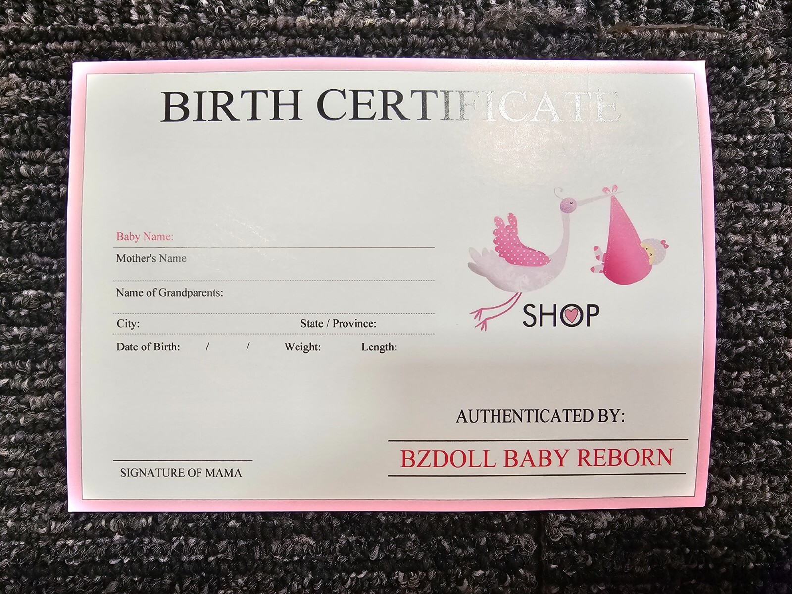BZDOLL Soft Silicone Vinyl Reborn Doll Baby Lifelike Newborn Babies Panda