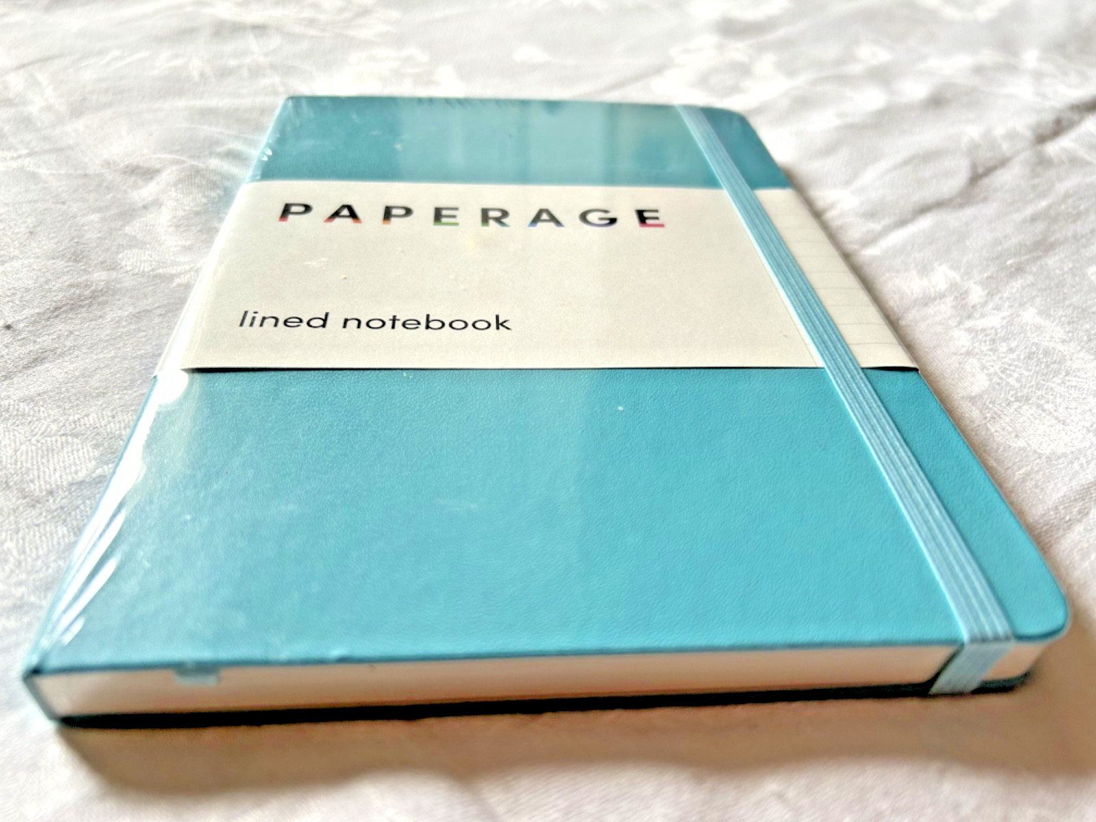 PAPERAGE Lined Notebook BLUE 160 Pages Journal 5.7″x8″ Sealed Package w/ Flaw