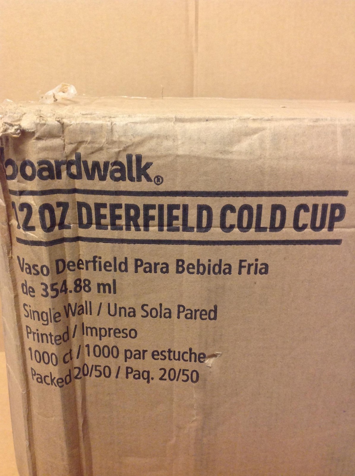 NEW Boardwalk BWKDEER12CCUP 12oz Deerfield Printed Paper Cold Cup, 1000/Box, QTY