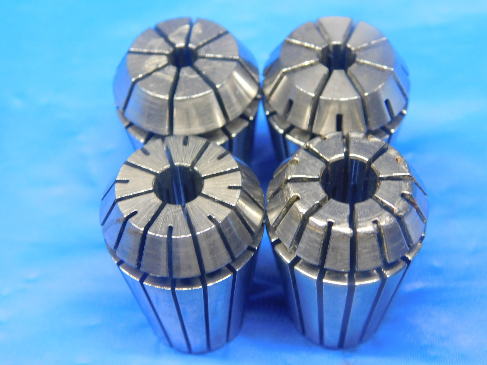 LOT OF 8pcs ER20 COLLETS SIZES 4mm 5mm 6mm 7mm 8mm TO 13mm NO DUPLICATES SET