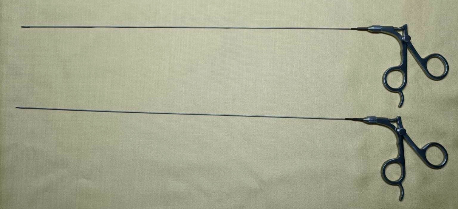 2pc Hysteroscopy Semi Rigid Scissor 5FR 40cm Urology Reusable Instruments