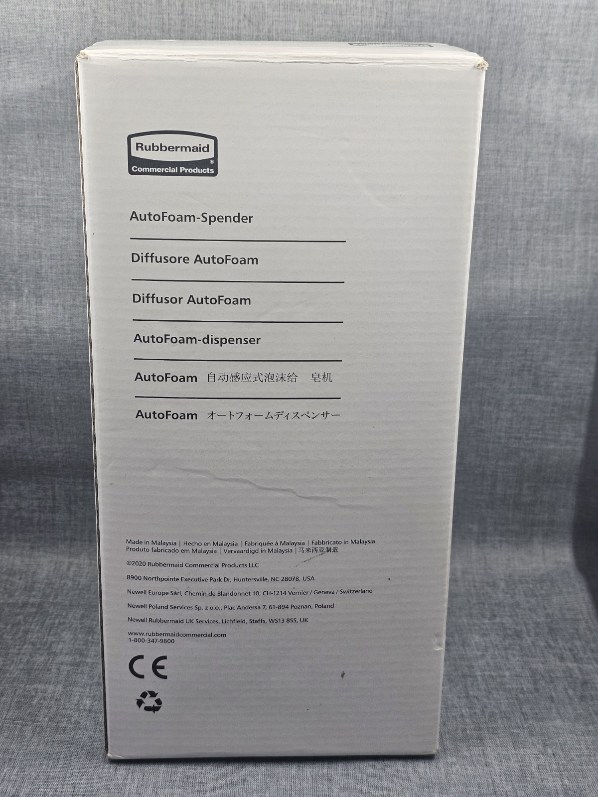 Rubbermaid Commercial Automatic Soap Dispenser White/Grey FG750140