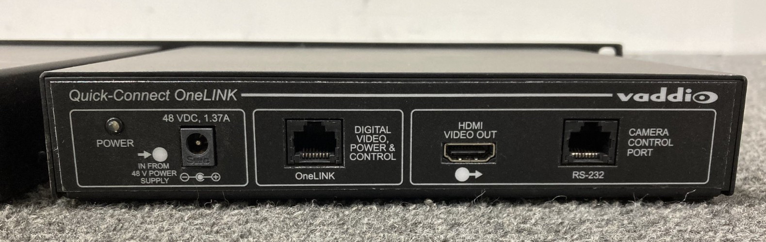 Lot of 2 Vaddio 998-1105-019 Quick-Connect OneLINK Interfaces (Units Only)