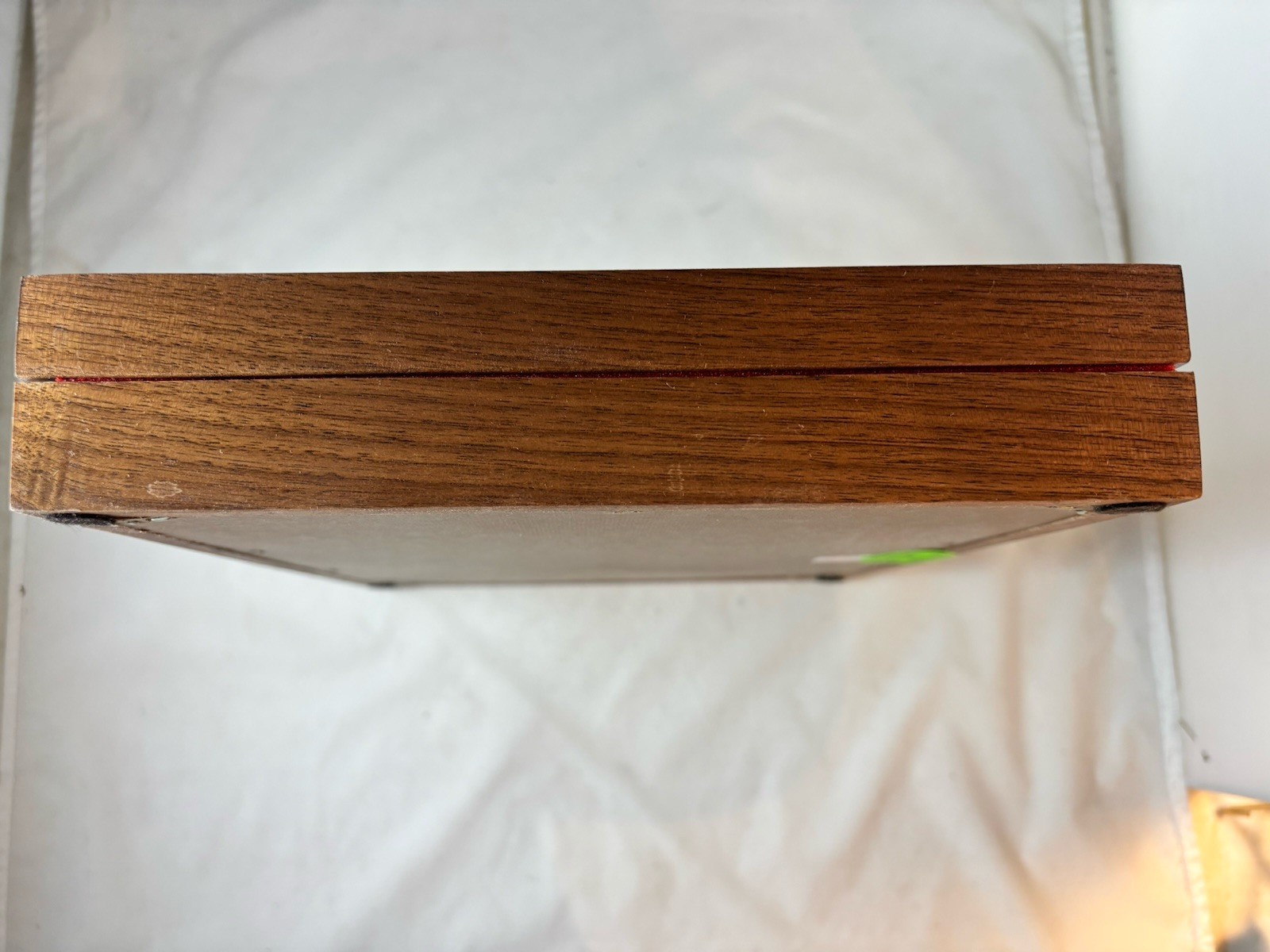 Walnut Wood showcase display case 9.5 X 12 X 2” ‘s Quality made, glass, Walnut