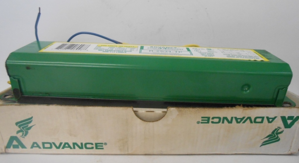 ADVANCE TRANSFORMER CO, E-PAK 34 BALLAST, R-2S34-TP, 120 VOLTS, 60 HZ, 34 WATTS