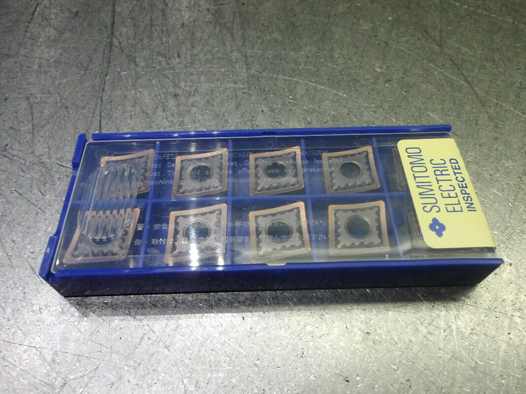 Sumitomo Carbide Inserts QTY10 CNMG432EUP/CNMG120408N-UP AC520U (LOC586)