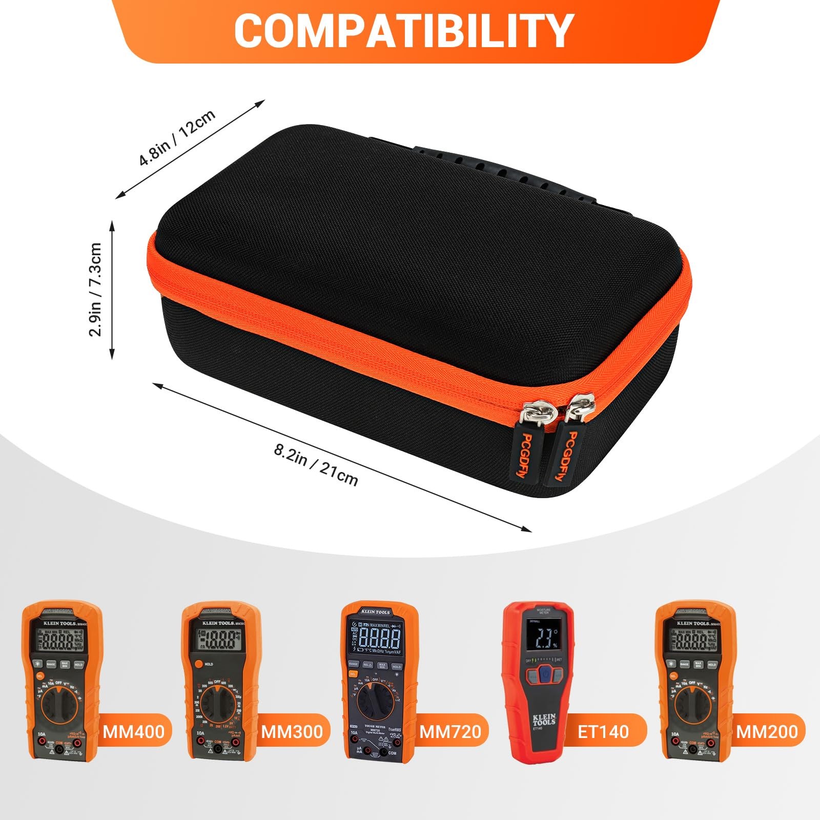Hard Carrying Storage Case for Klein Tools MM400/ MM325/ MM450/ MM300/ MM200/…