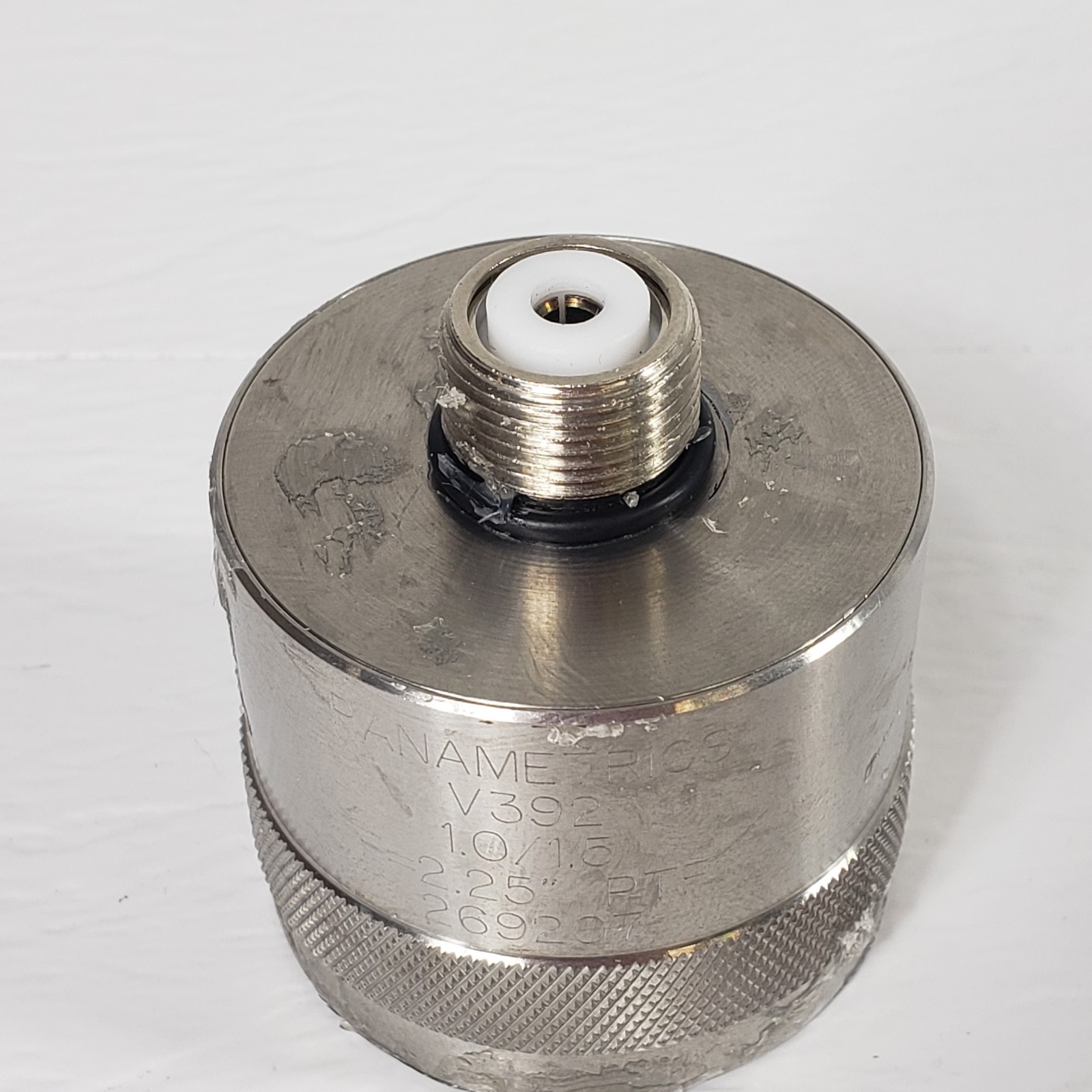 Olympus Panametrics 392 Immersion Transducer 2.25″ PTF 1.0/1.5 Wavelength