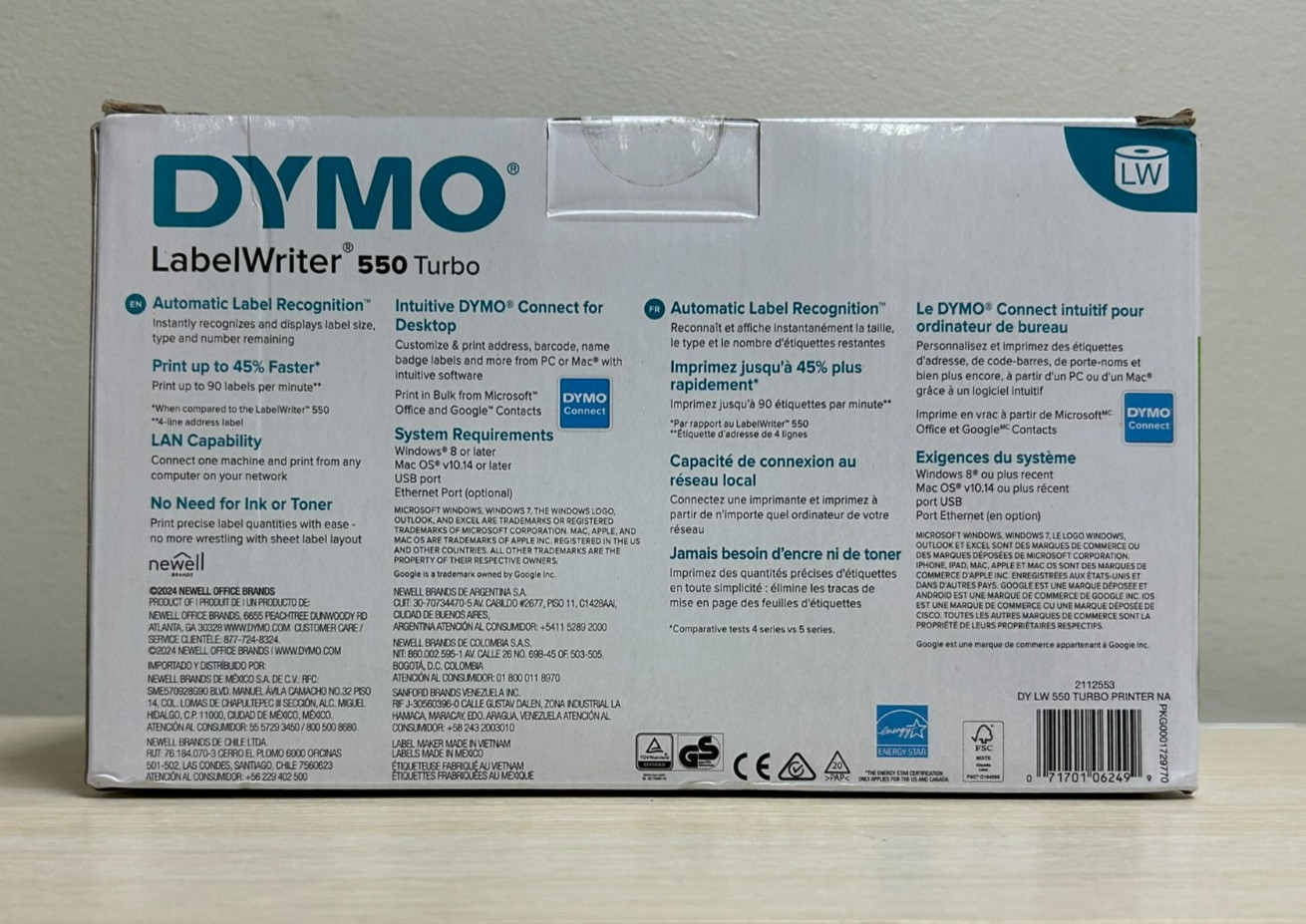 Dymo LabelWriter 550 Turbo Label Printer