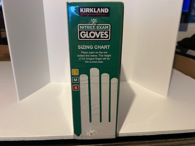 Kirkland Signature Nitrile Exam Gloves – MEDIUM Size (400 Pieces) – SEALED