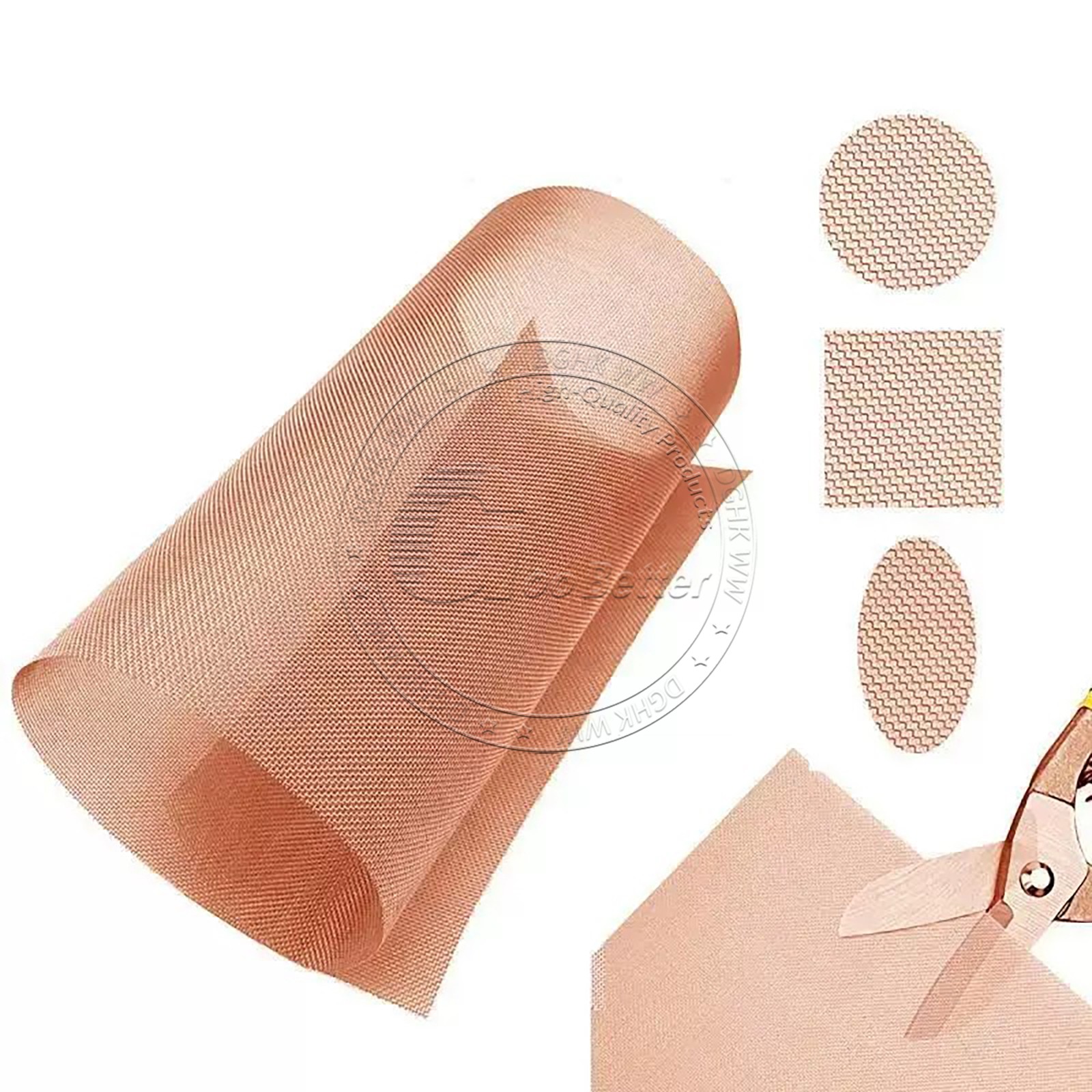 10-200 Mesh 99.9% Copper Screen Woven Mesh Screen Copper Mesh Cloth