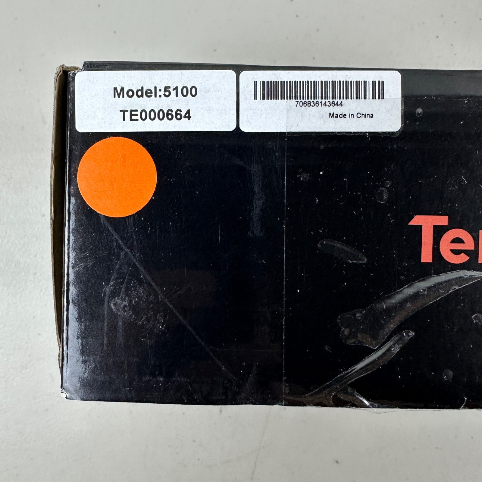 Tera Barcode Scanner Wireless 1D Laser Cordless Barcode Reader USB 5100 Orange