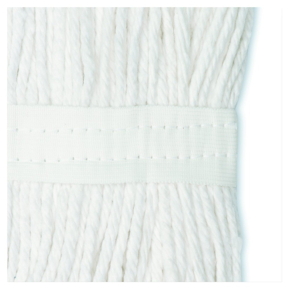 Boardwalk 224CCT 24 oz. Cotton Premium Cut-End Wet Mop Heads – White (12/Ct) New