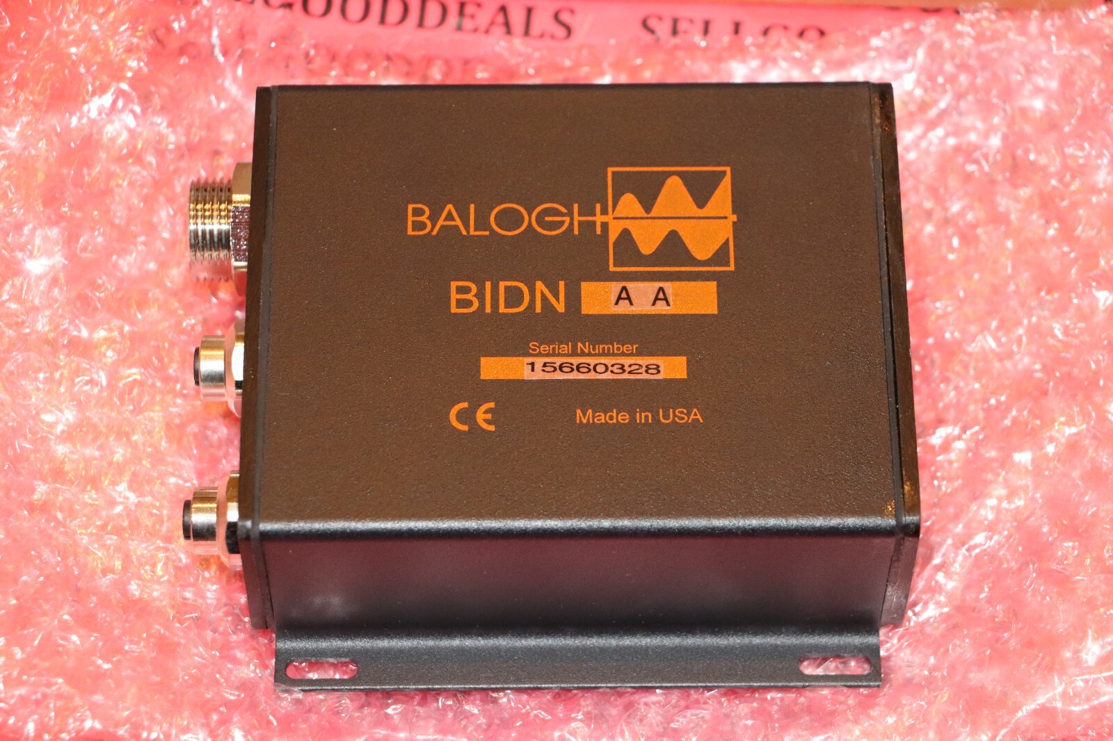 Balogh BIDN/AA Dual Channel Device Net Interface BIDNAA New