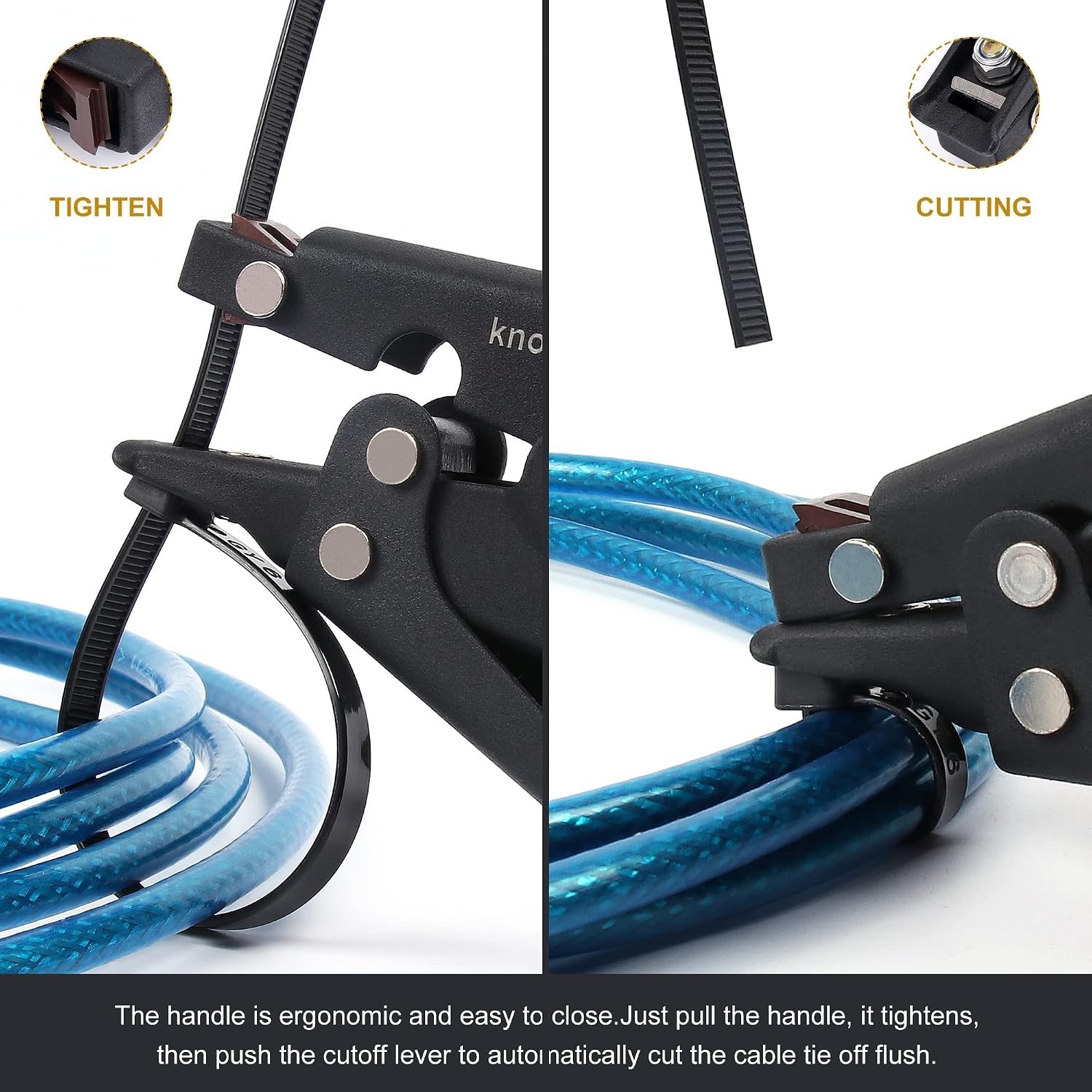 Cable Tie Cutting Gun – 0.3 Kg Pistol Grip Tool for Industrial Cable Management