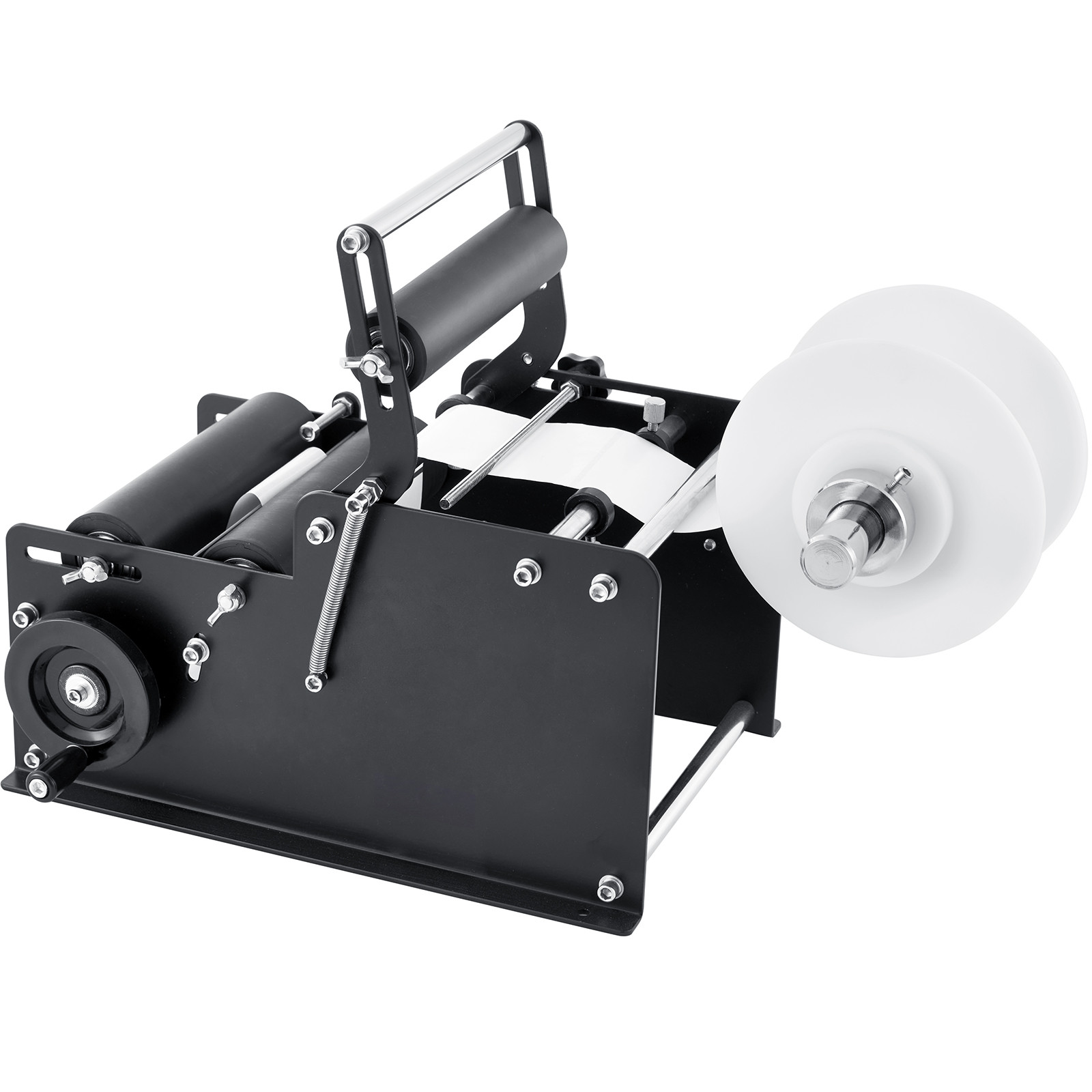 VEVOR Manual Round Bottle Labeling Machine Label Applicator 15-20 Bottles/min