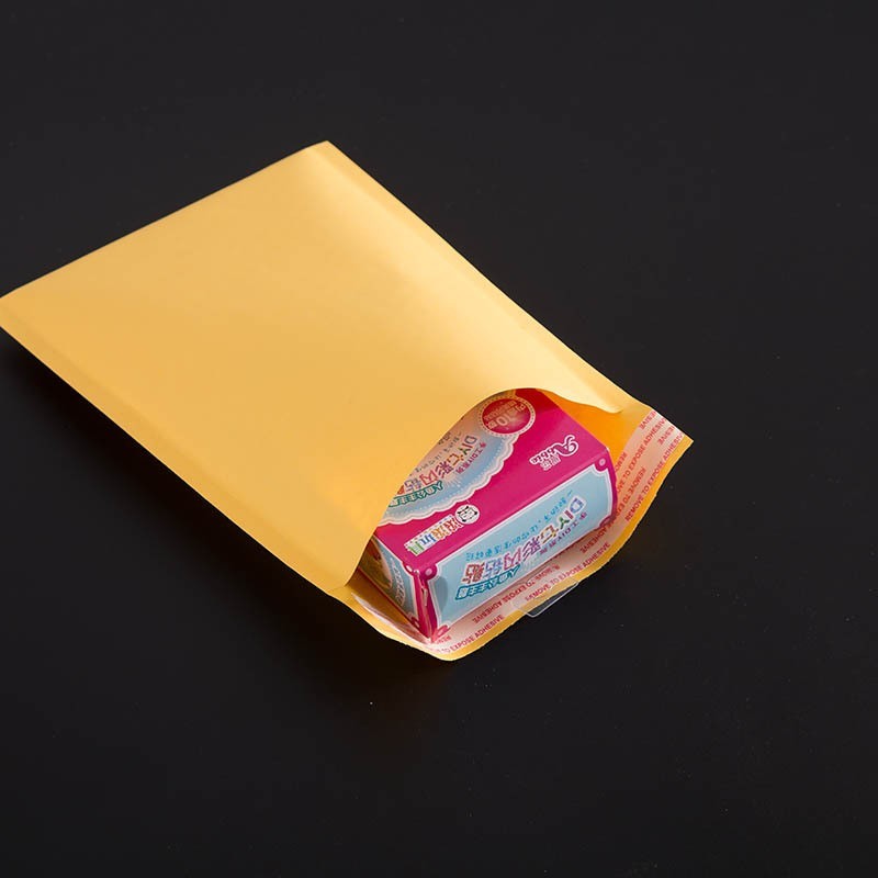 4×8″ Self Seal Kraft Bubble Mailers Padded Envelopes Yellow Shipping Bags