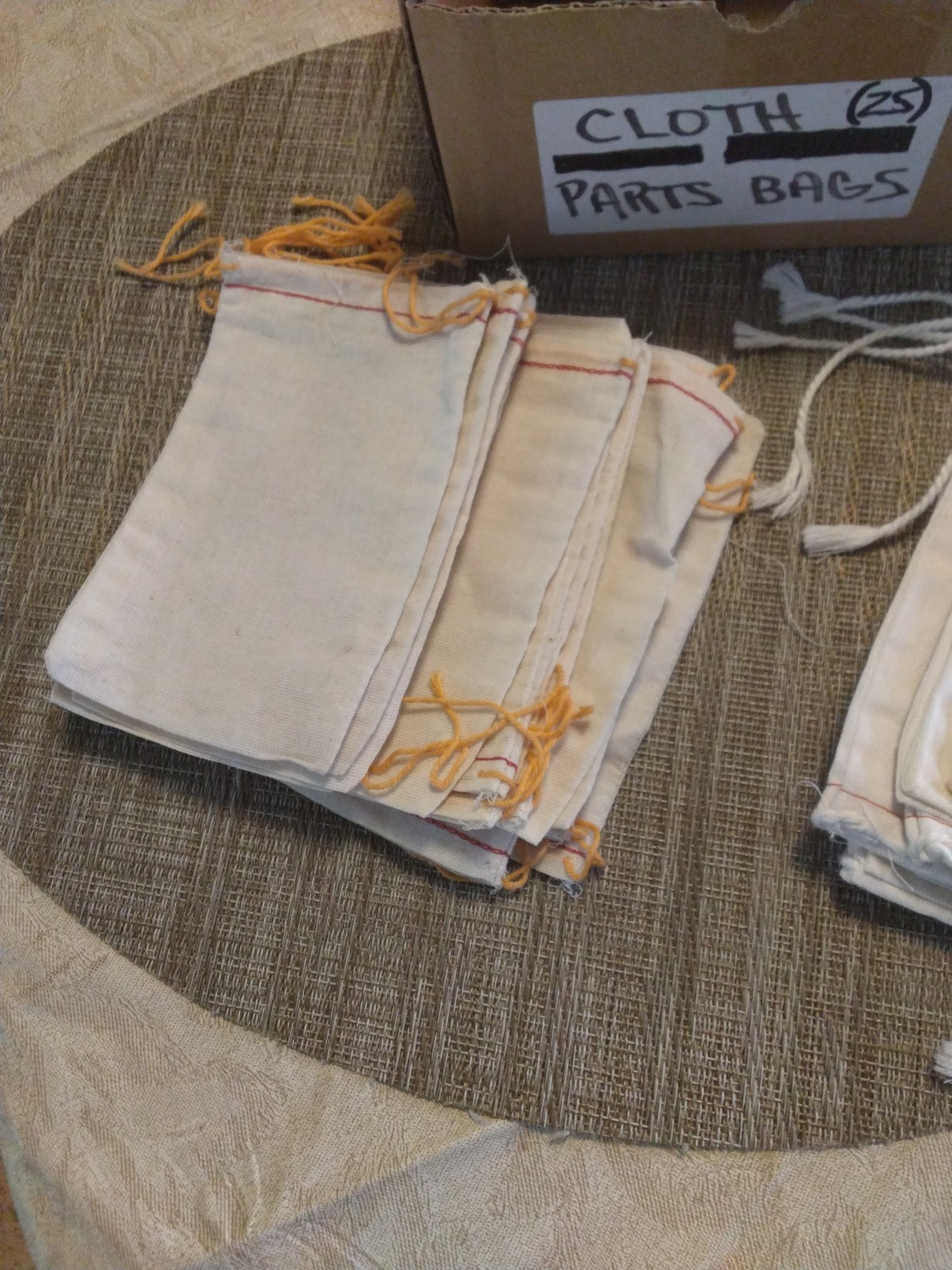 Cloth Parts Bags With Drawstring 4 X 6 Box Of 150 Hobby Tech Mechanics