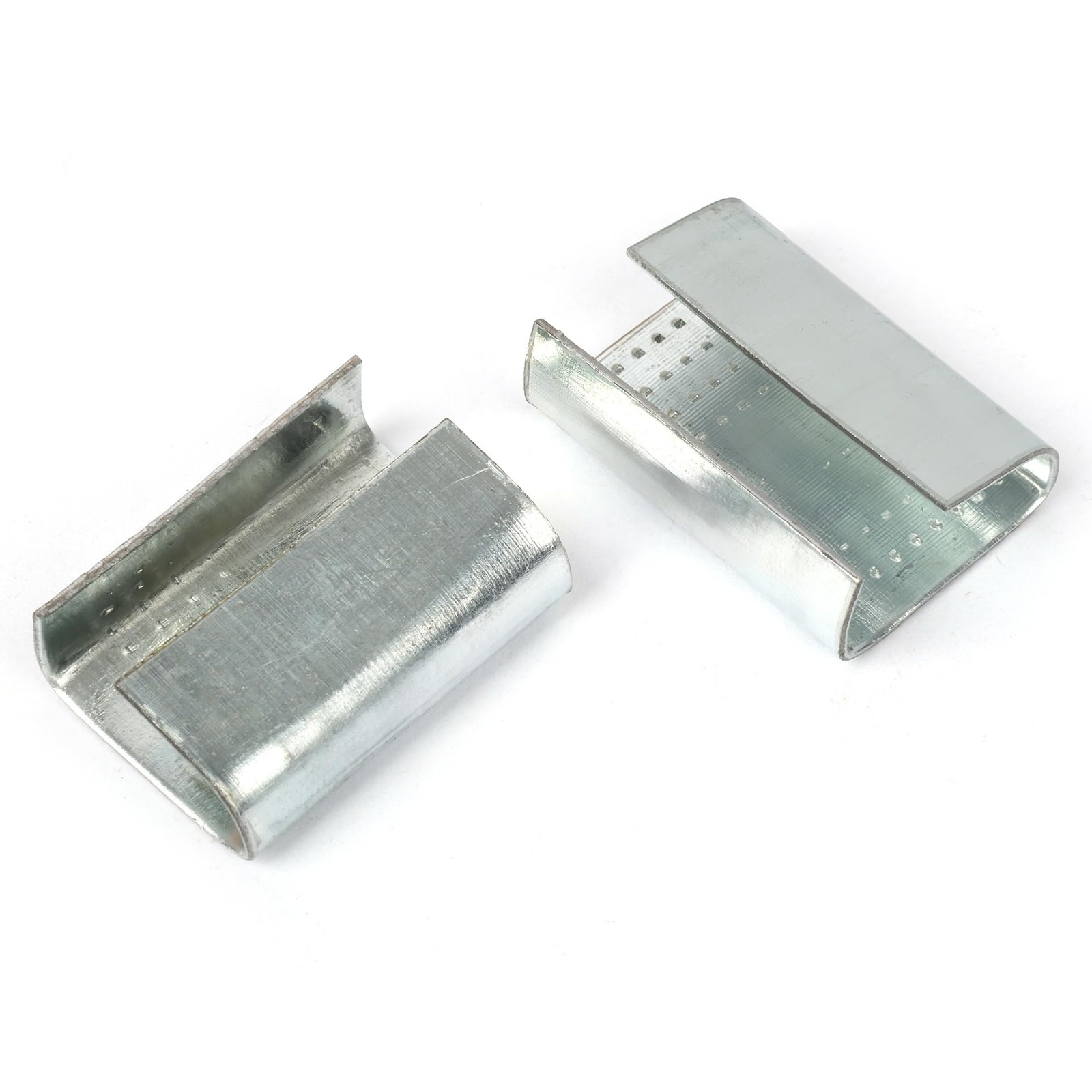 U.S. Solid 500pcs Open Serrated Metal Seals for 5/8 in Strapping
