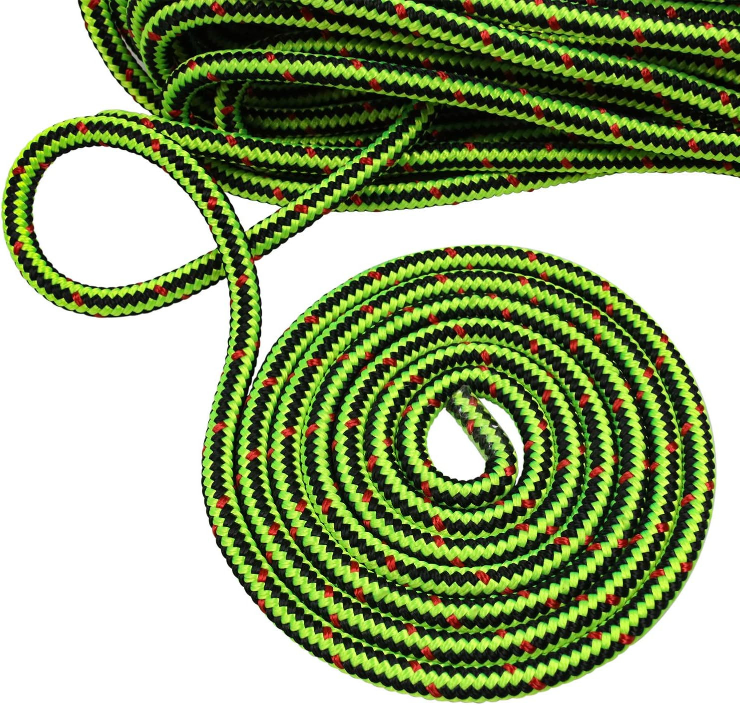 Perantlb 16 Strand Arborist Climbing Rope, UV Resistant and Weather Resistant Do