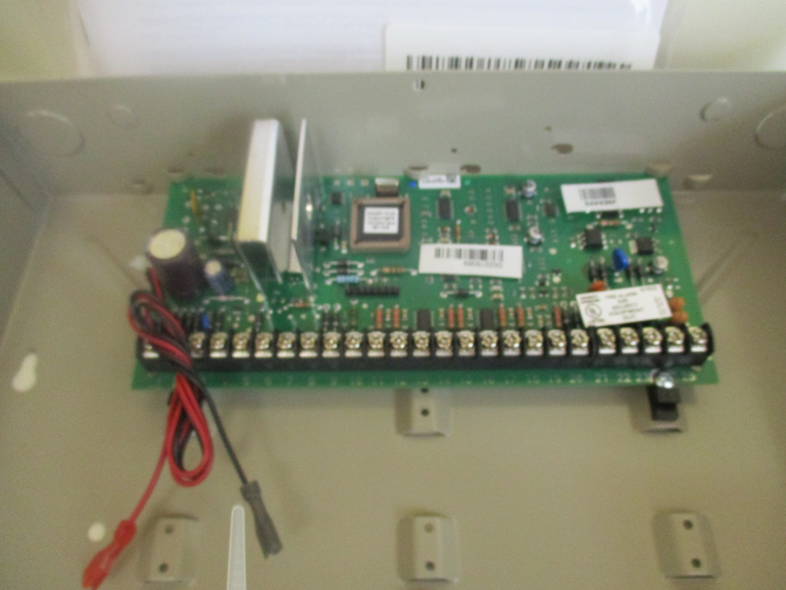 Honeywell VISTA-20P Alarm Control Panel, Programming Guide & Backup Battery