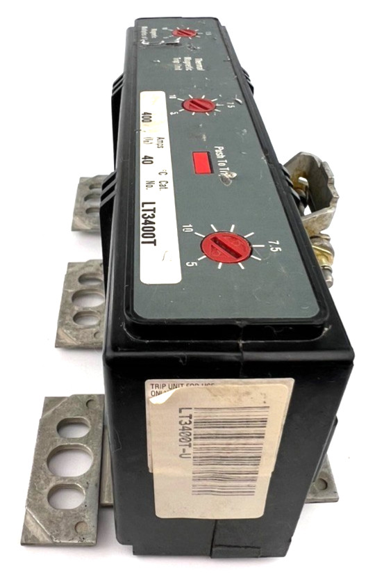 Cutler-Hammer LT3400T Thermal Magnetic Trip Unit Plug-In Mount 400A 600V 3P