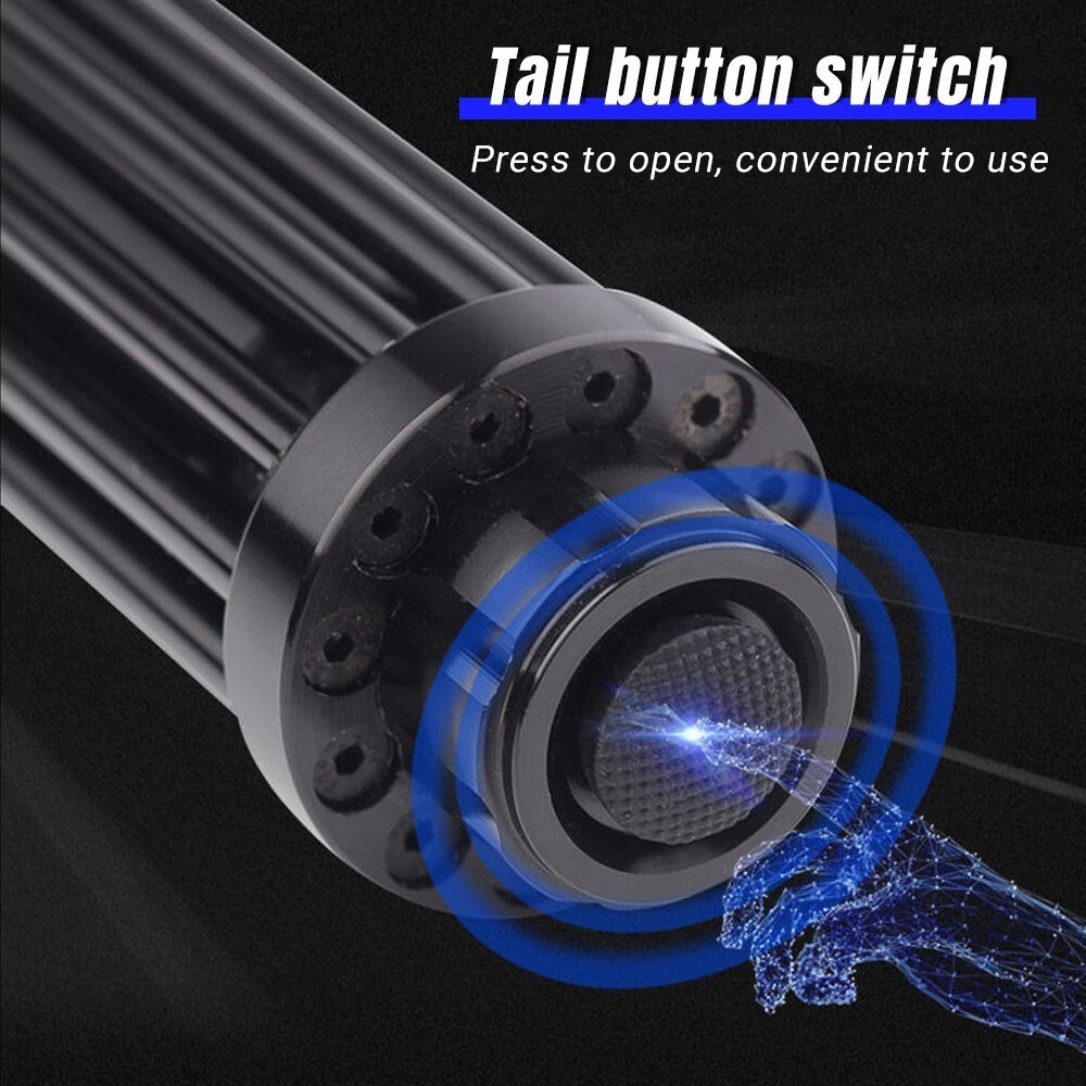New 450nm Laser Pointer Pen Visible Beam Light Zoom Focus Lazer Blue US