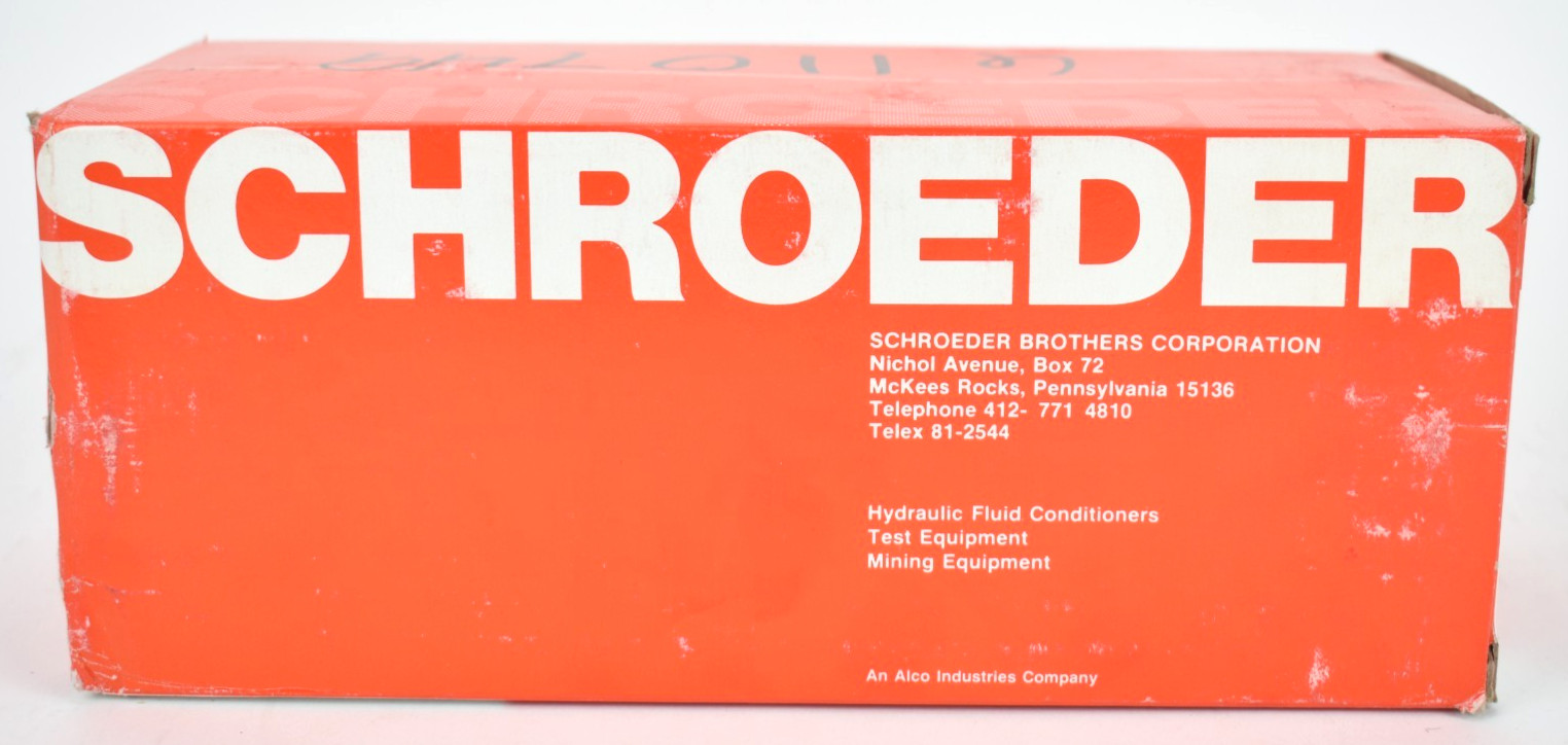 Schroeder K10H High Temperature Hydraulic Filter – 10-Micron – 10 GPM