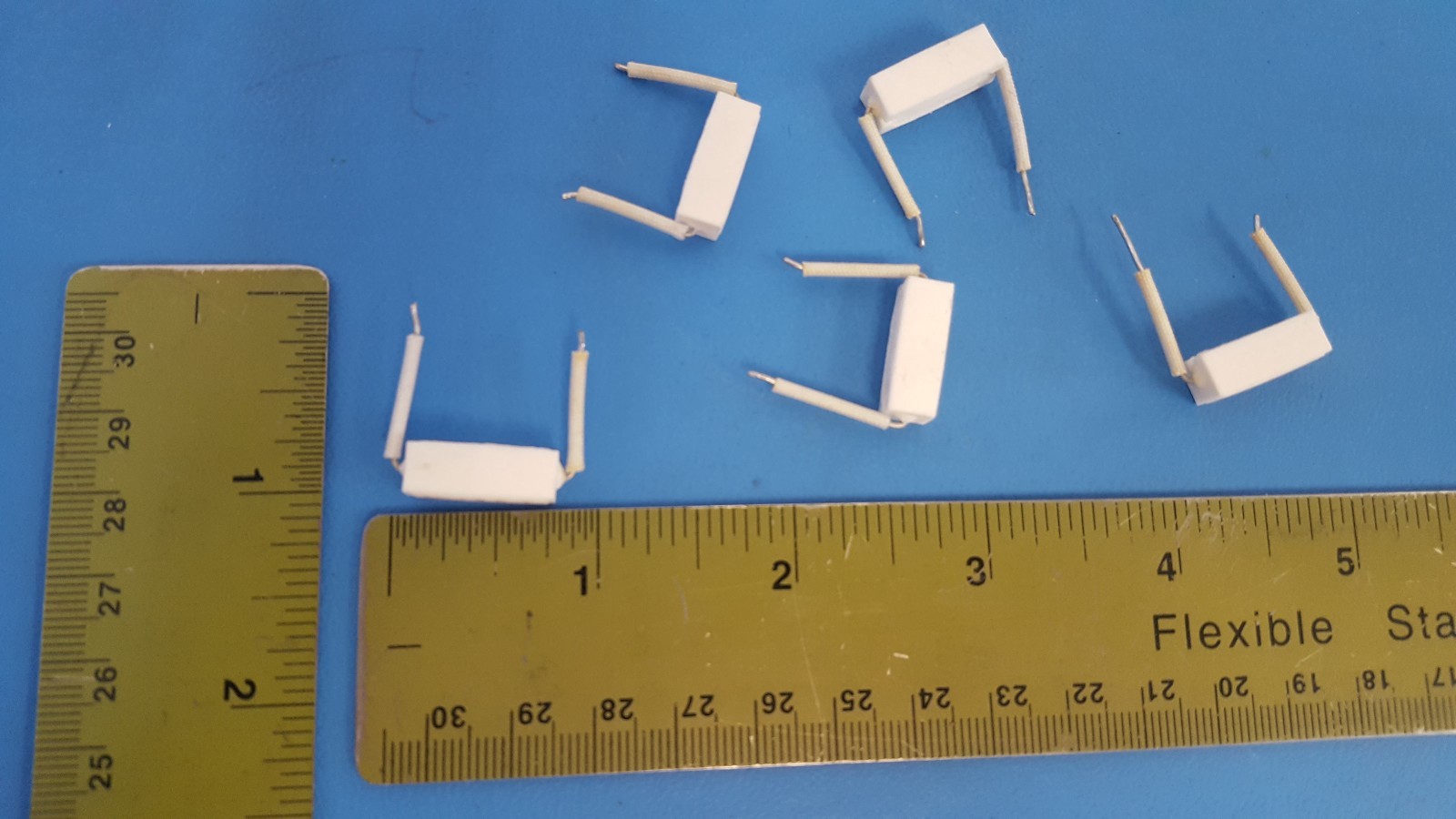 Power Resistor, Ceramic Cement, 2W, 1 Ohm, 2W 1Ω, 1R, 5%, 10 Pcs