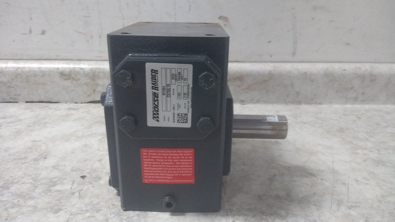 Morse Raider Plus 237UL15 2.77 HP at 1750 RPM Max Input HP Speed Reducer