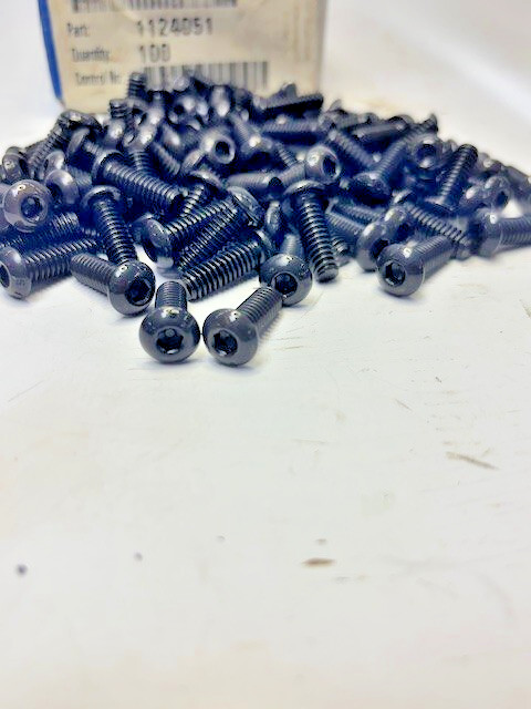 1/4IN-20 x 3/4IN ASTM F835 HEX DRIVE BLACK OXIDE FINISH ALLOY STEEL SCREW