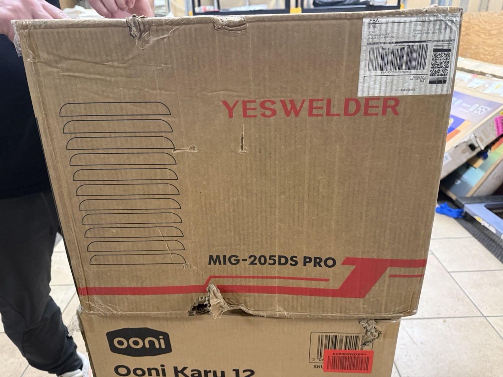 YESWELDER MIG-205DS PRO MIG Welder Semi-Automatic Feed for Steel